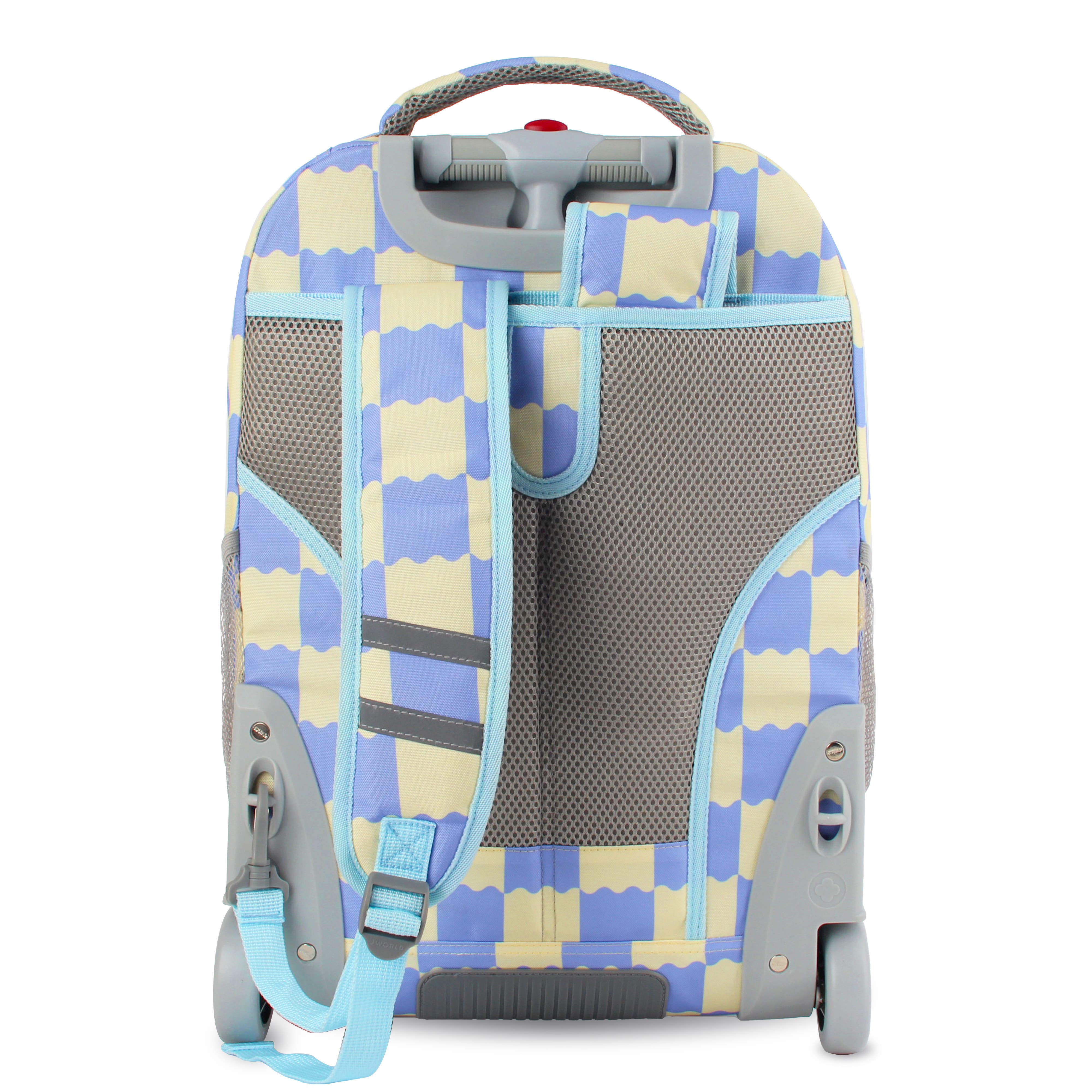 Sun dance Laptop 20" Rolling Backpack, Alternate, color, Wiggle blue