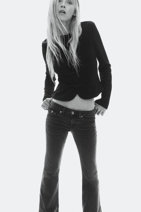 Flared Low Waist Jeans