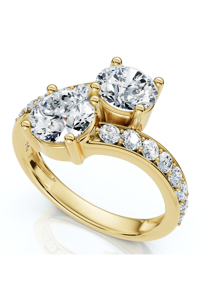 Bliss Diamond 2.40Ct Forever Us 2-Stone Diamond Ring 14k Gold Lab Grown EF/VS, Alternate, color, 