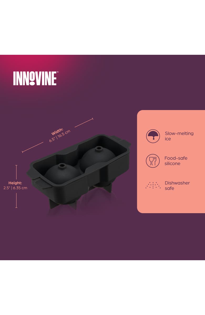 Innovine Ice Sphere Mold, Alternate, color, Grey