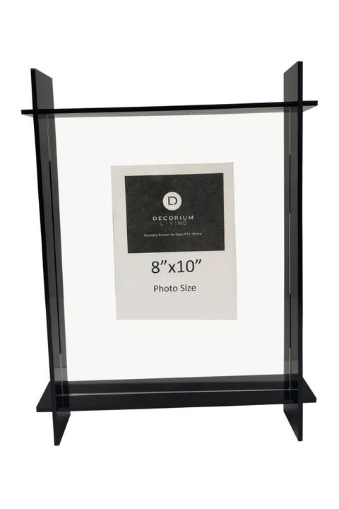 Black Lucite 8" x 10" Frame