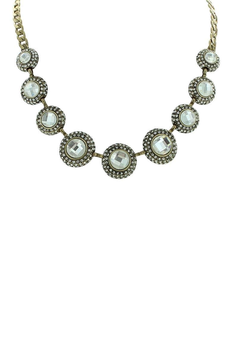 Gold Plated All Eyes On Me Necklace, Main, color, GOLD