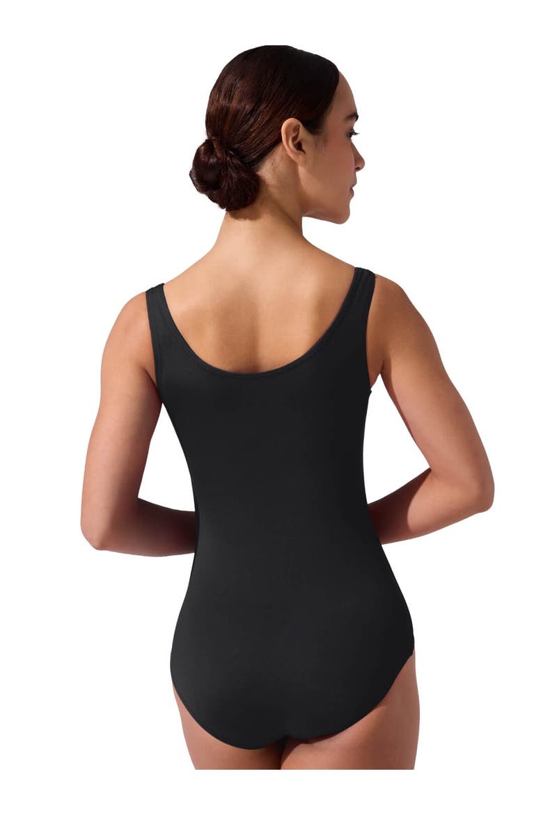 Team Basics Tank Leotard, Alternate, color, black