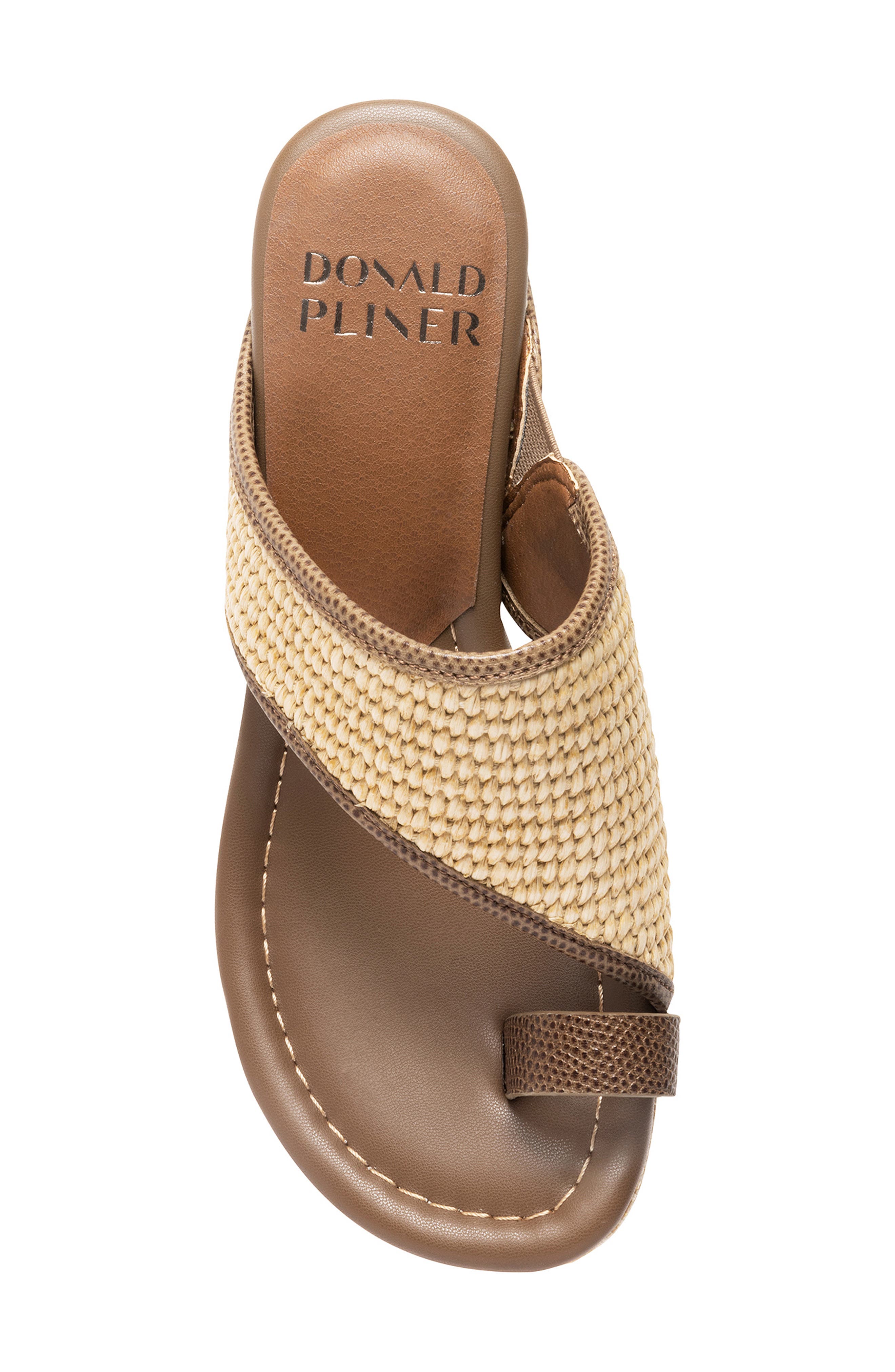 Donald Pliner Platform Wedge Sandal, Alternate, color, Biscotti