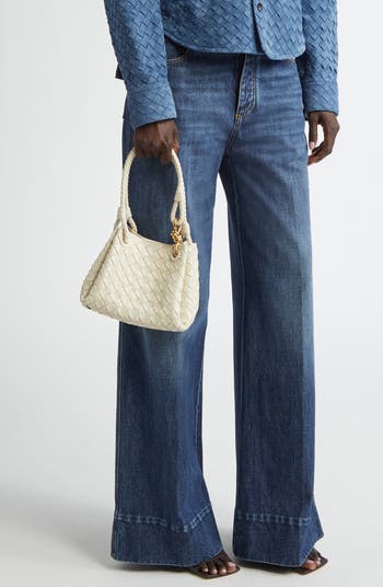 Small Andiamo Intrecciato Leather Crossbody Bag