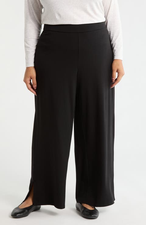 Wide Leg Ankle Pants