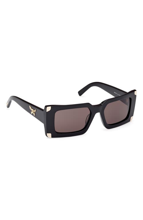 Mcm Smoke Pilot Ladies Sunglasses Mw0007 01a 52 In Black