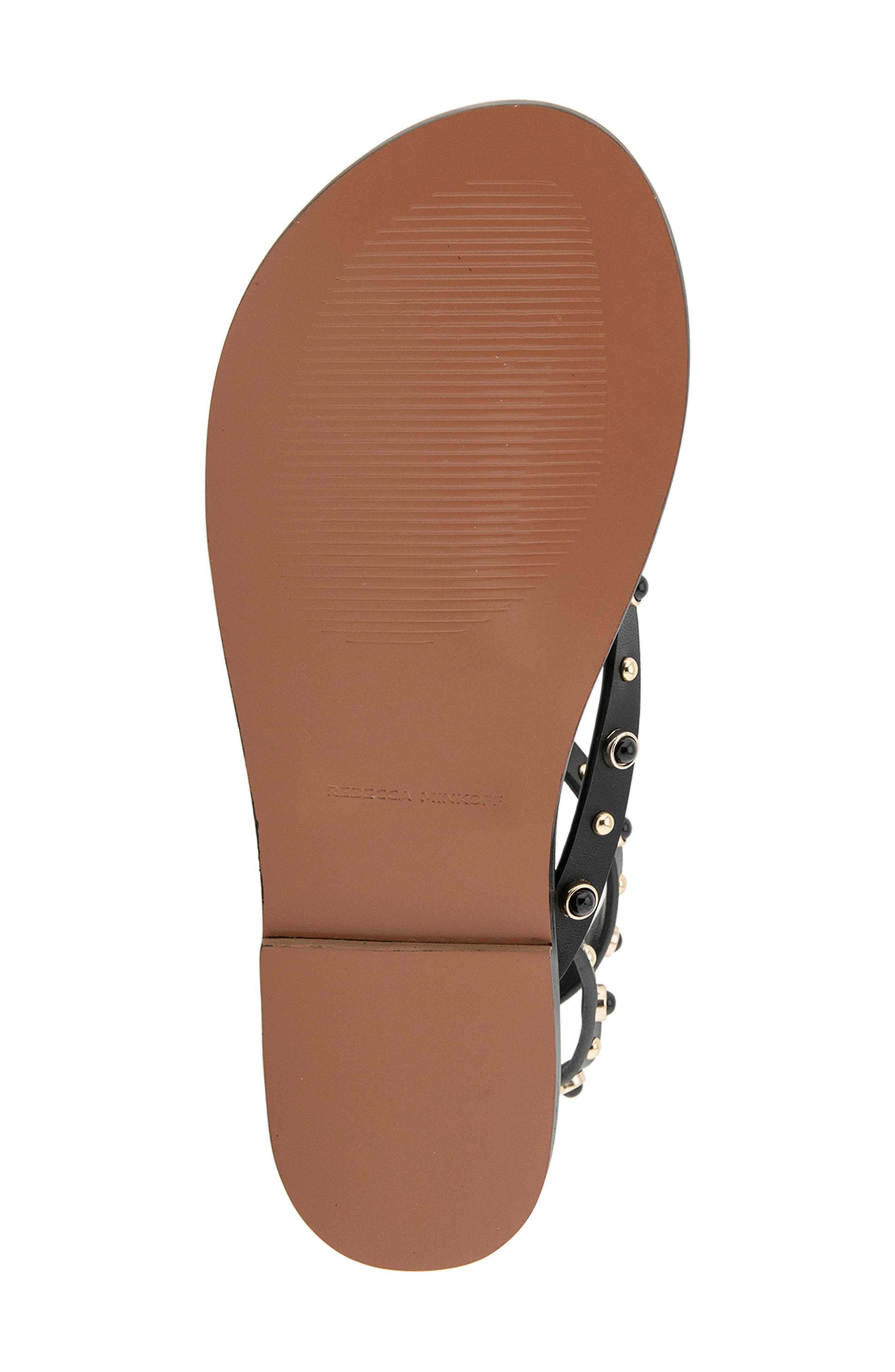 Rebecca Minkoff Jamie Ankle Strap Sandal, Alternate, color, Black