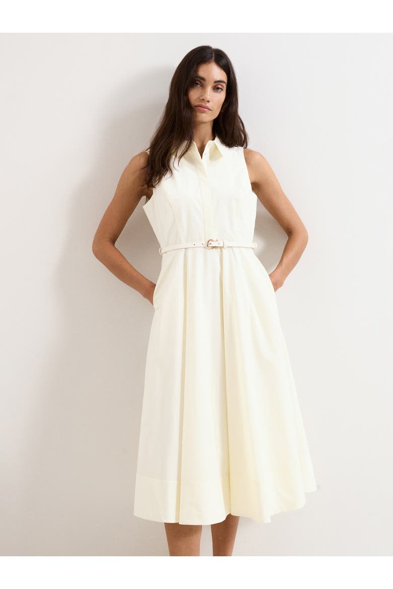 Ariane Shirt Dress, Alternate, color, Ivory