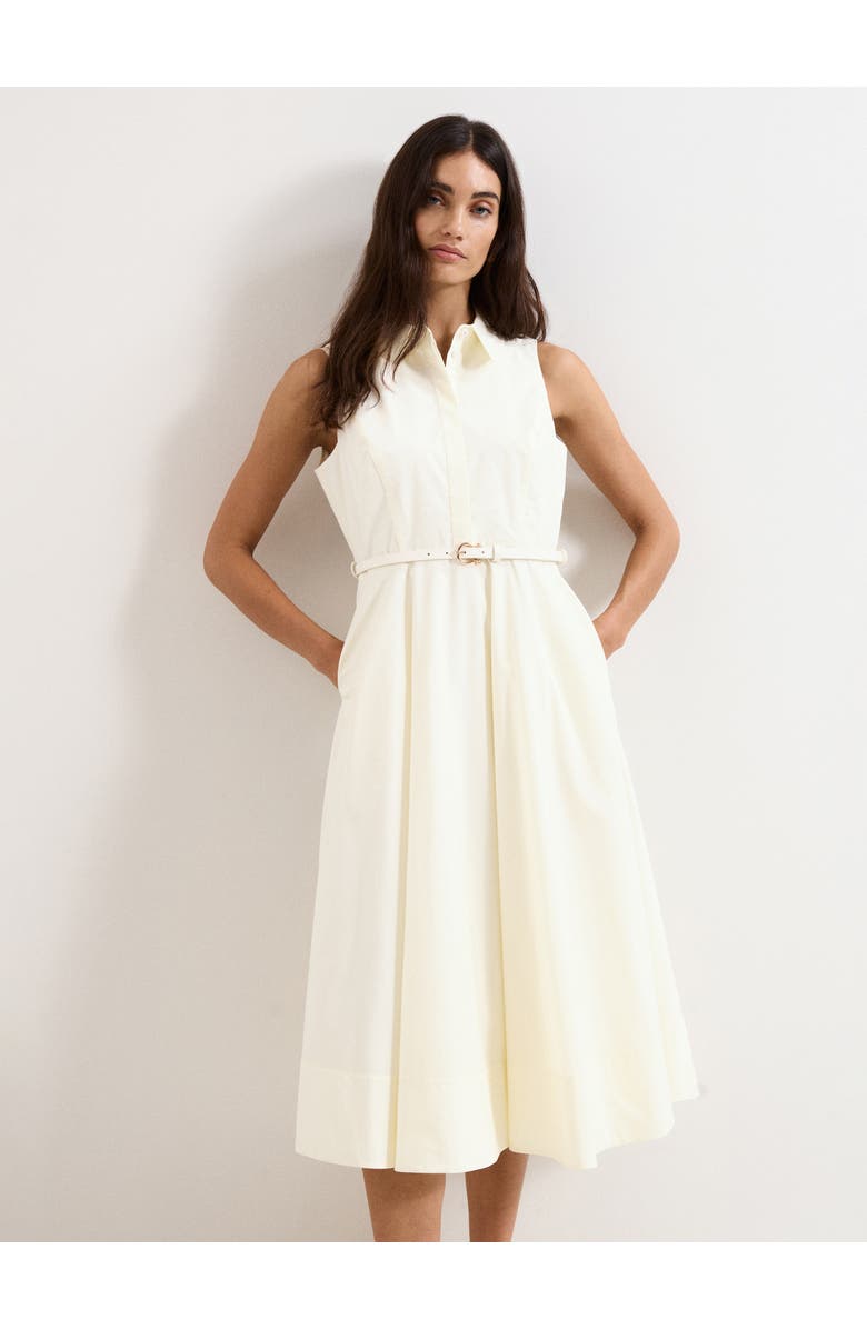 Phase Eight Ariane Shirt Dress, Alternate, color, Ivory
