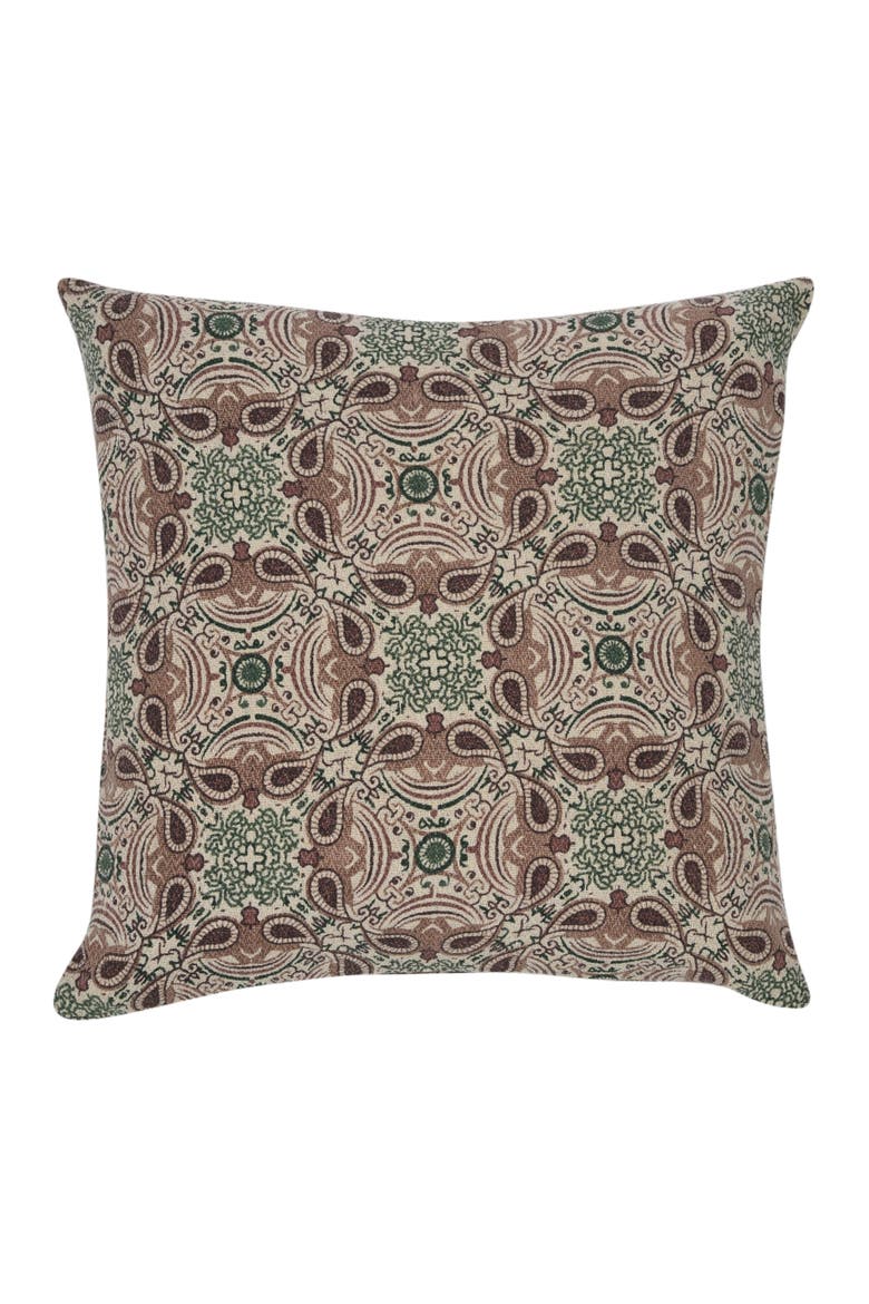 Recycled Cotton Blend Pillow, Main, color, Green