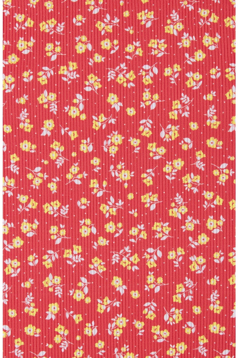 Kids' Print Skater Dress, Alternate, color, ORANGE