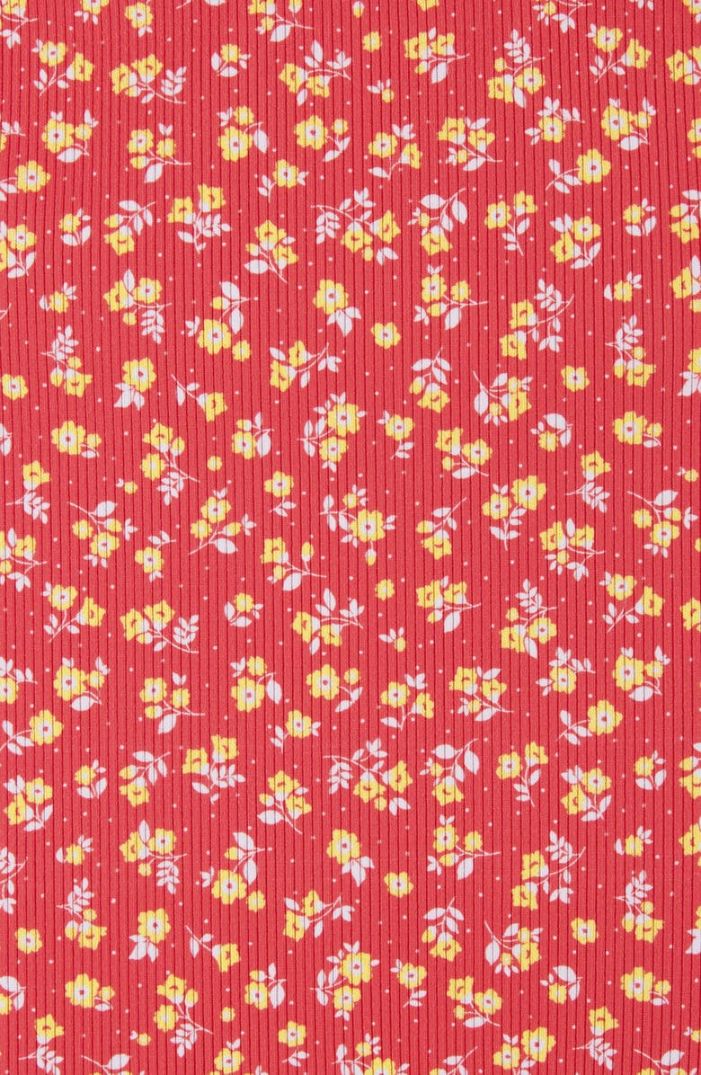 Andy & Evan Kids' Print Skater Dress, Alternate, color, Orange