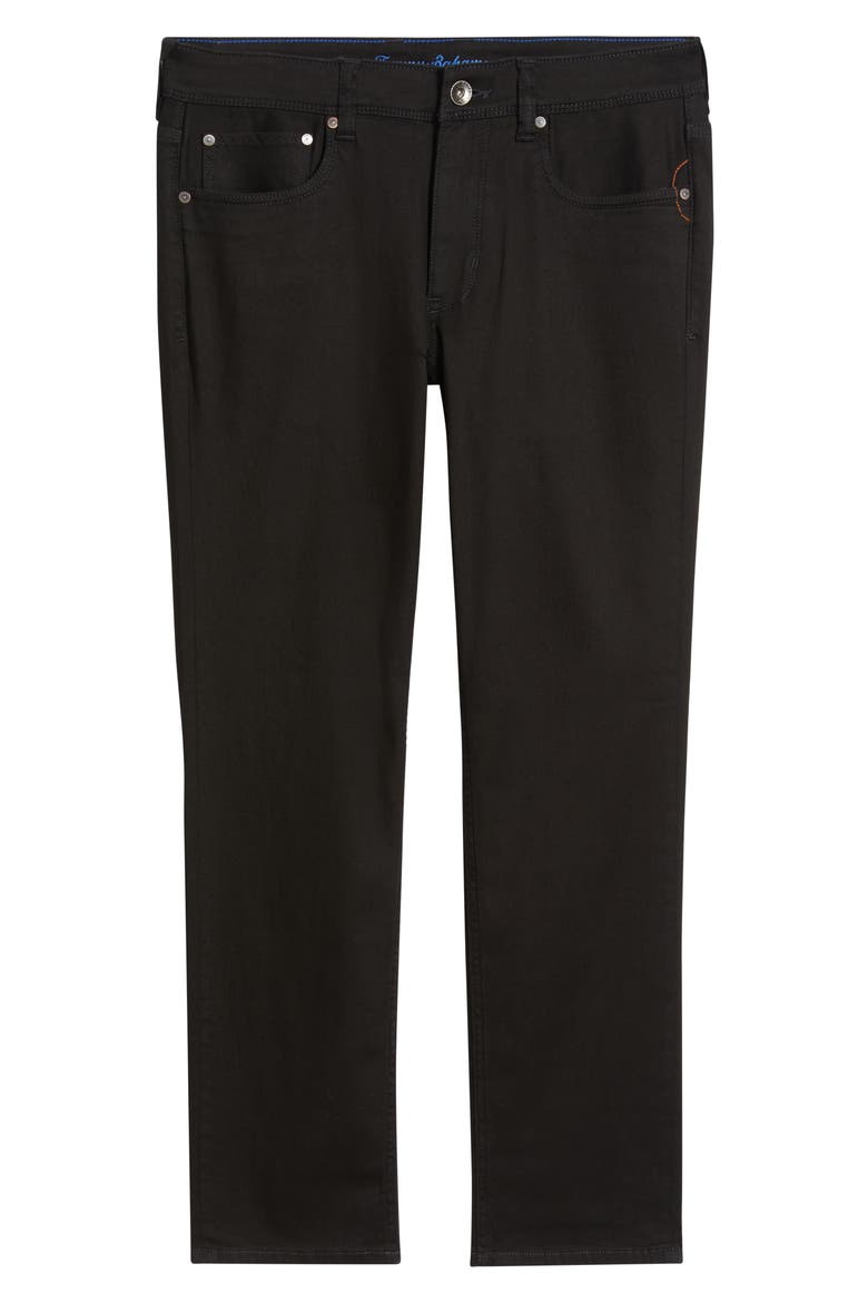Island Drifter Five-Pocket Straight Leg Jeans, Alternate, color, BLACK WASH