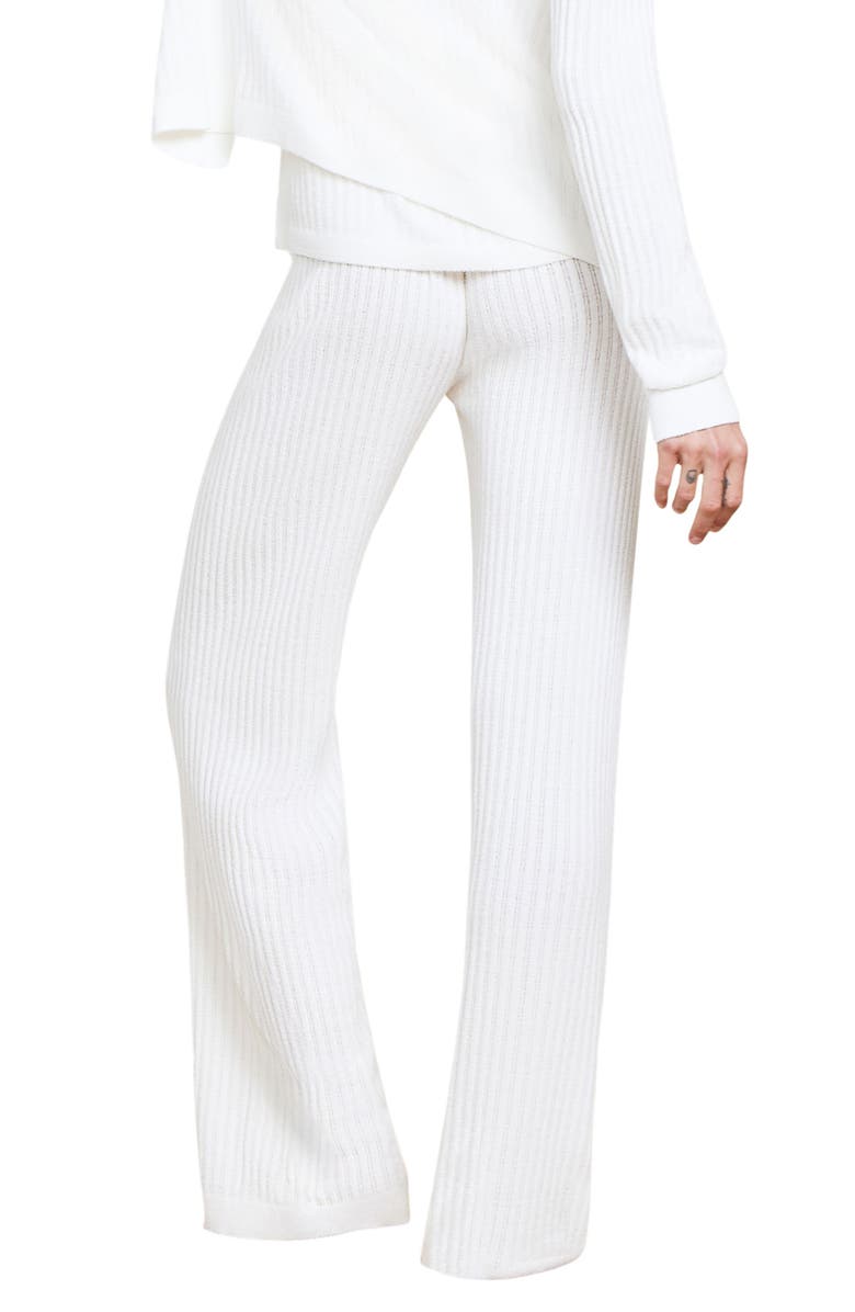 Barefoot Dreams<sup>®</sup> CozyChic<sup>®</sup> Ultra Lite<sup>®</sup> Rib Lounge Pants, Alternate, color, Pearl