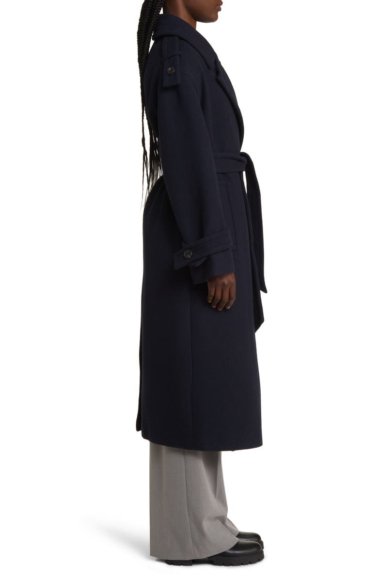 ASOS DESIGN Belted Trench Coat, Alternate, color, 