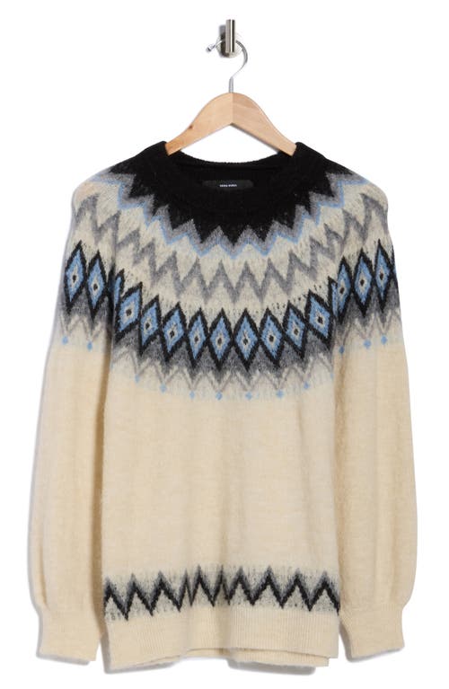 Vero Moda Visti Fair Isle Pullover Sweater In Neutral