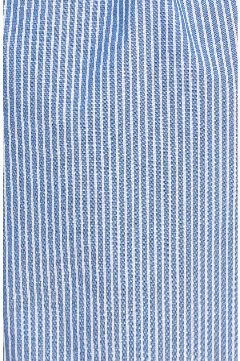 Cotton Poplin Wrap Dress, Alternate, color, BLUE WHITE STRIPE