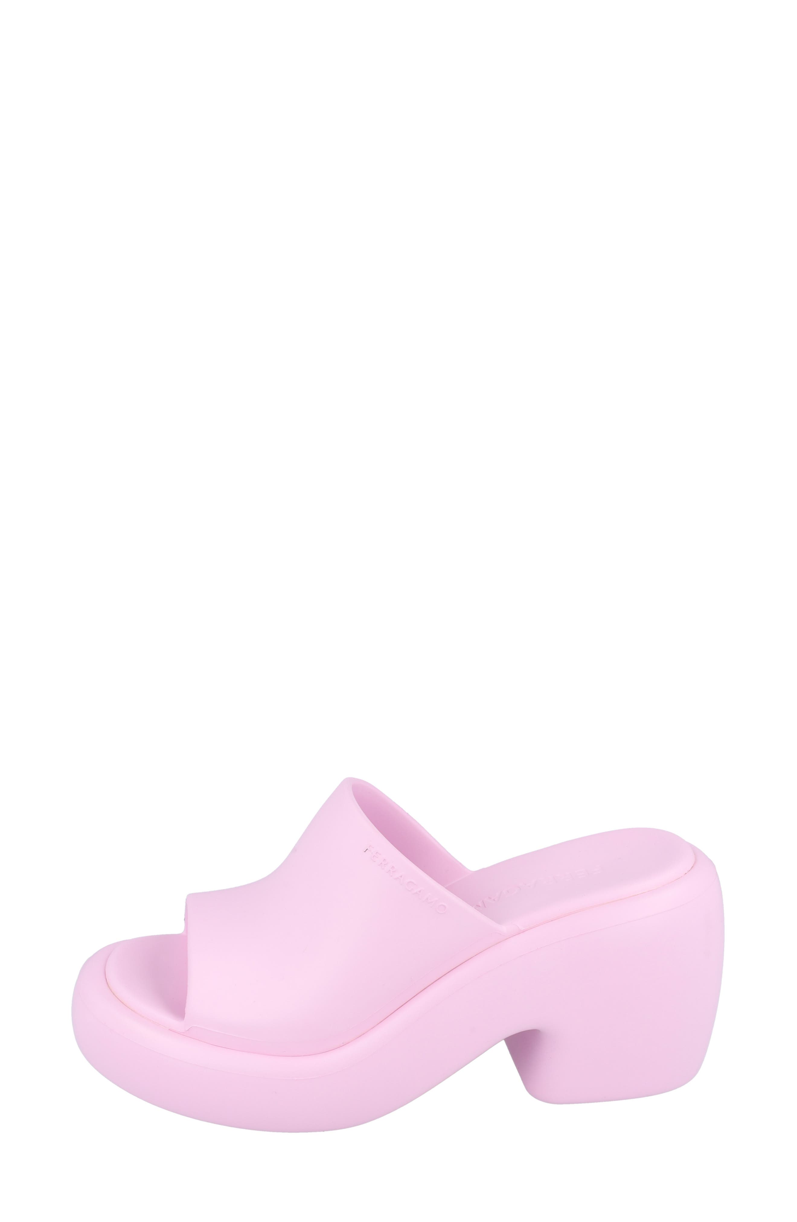 Platform Slide Sandal, Alternate, color, PINK