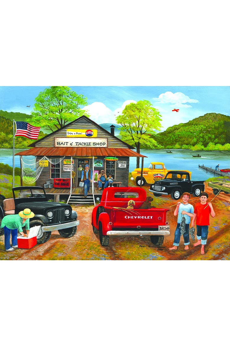 Bait    Tackle Shop 300 piece Jigsaw Puzzle for Adults, Alternate, color, Multicolor