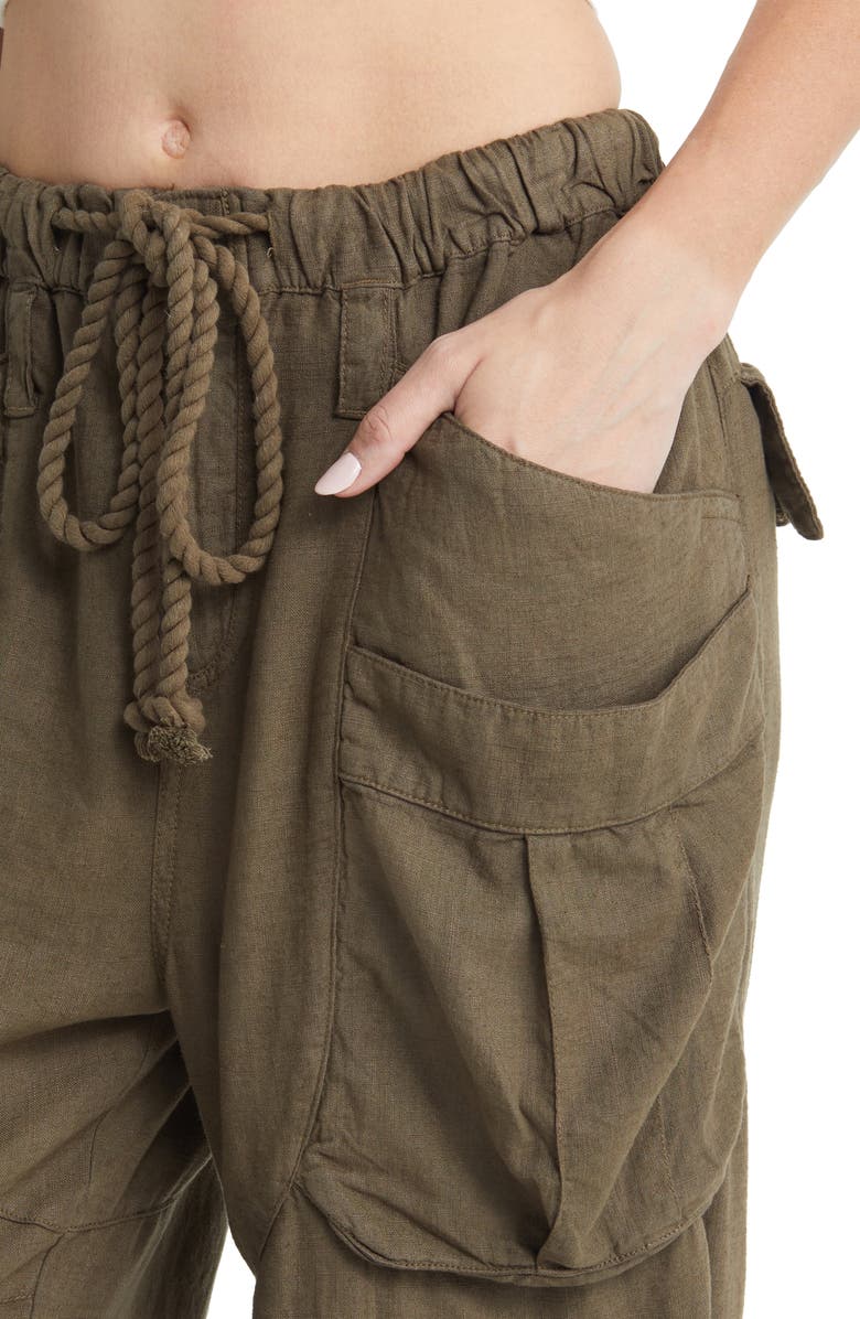 Free People Rock And Crop It Cargo Pants, Alternate, color, 