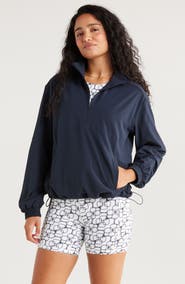 Zella Club Half Zip Pullover