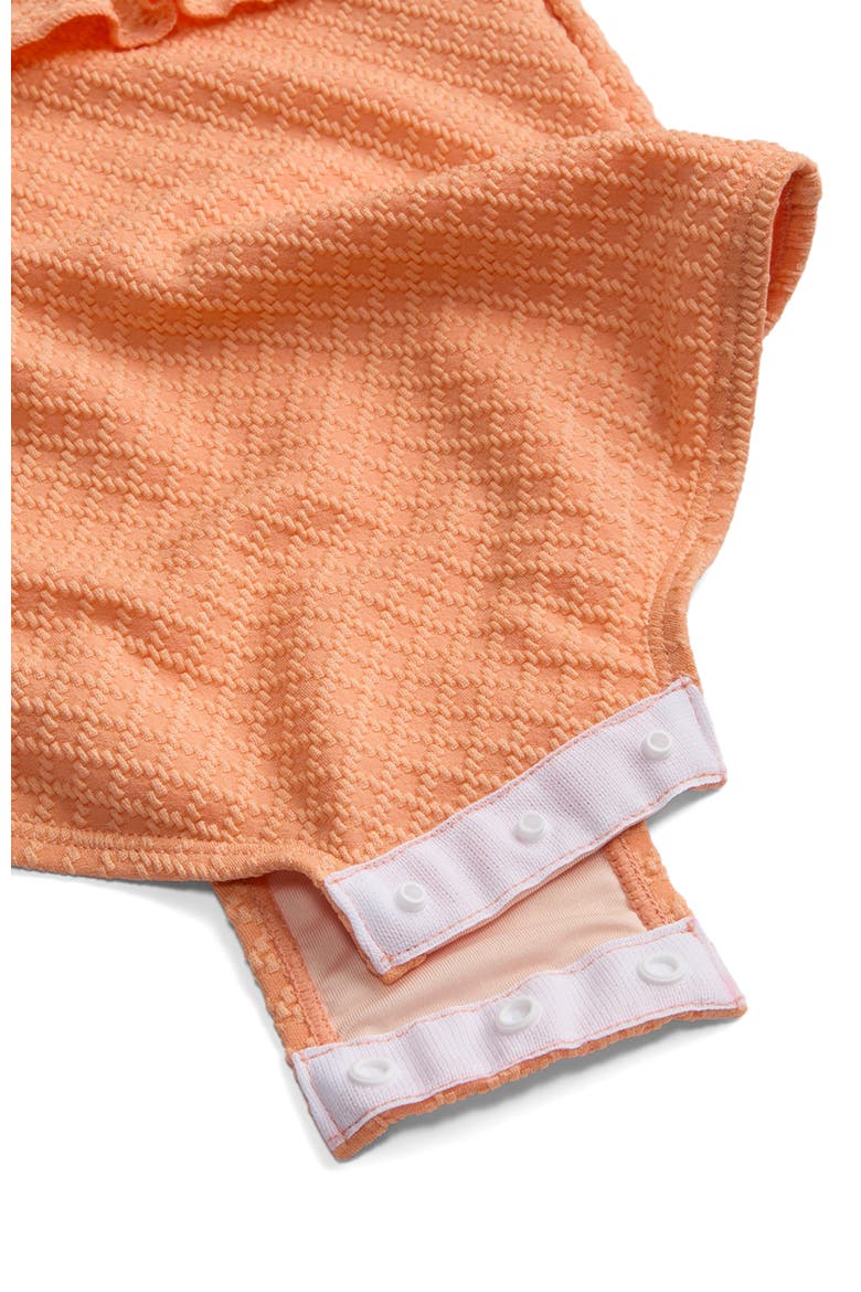 Frill Swimsuit, Alternate, color, Coral