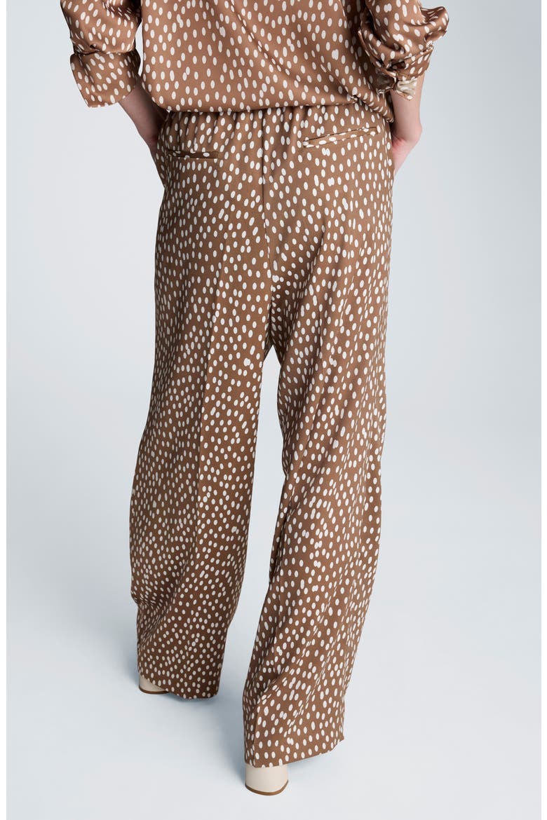 High Waist Wide Leg Pants, Alternate, color, MESQUITE/ OYSTER
