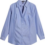Jones New York Stripe Easy Care Shirt