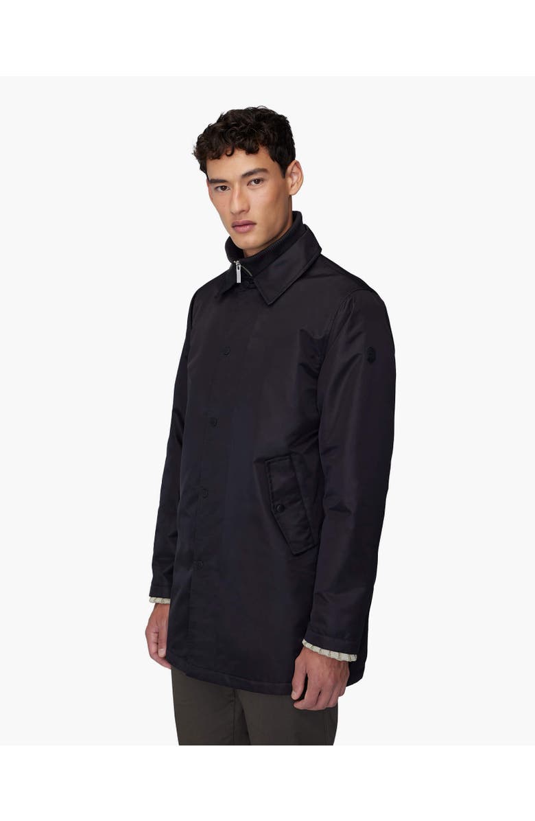 Quartz Co. CHRISTOPHER 2.0 | Insulated Car Coat with Removable Bib, Alternate, color, Black