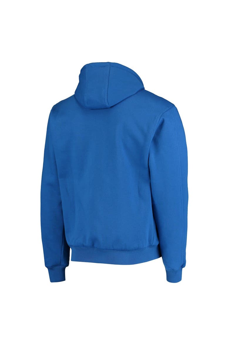 Men's Dunbrooke Royal Los Angeles Rams Craftsman Thermal-Lined Full-Zip Hoodie, Alternate, color, Royal