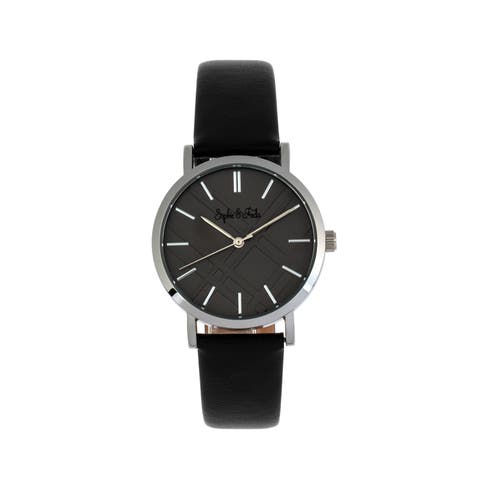 Budapest Leather-Band Watch