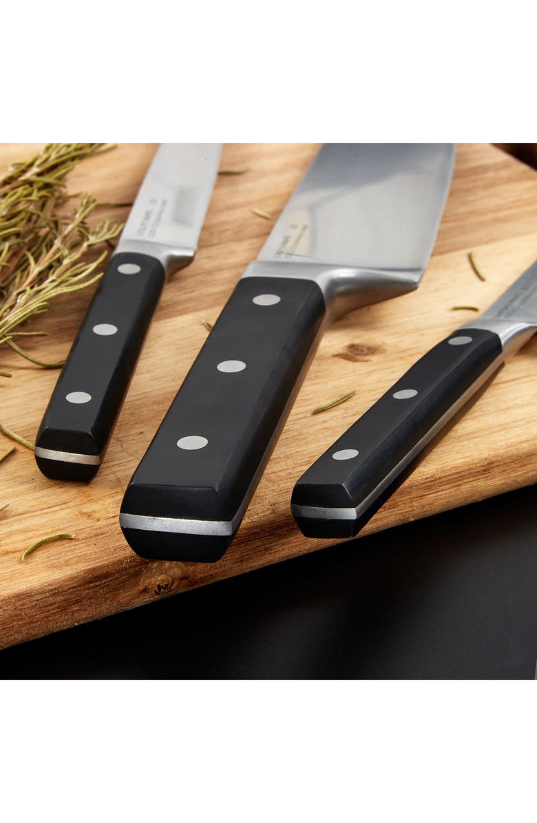 BergHOFF Dina Gene Stainless Steel 7-Piece Knife Set, Alternate, color, Black