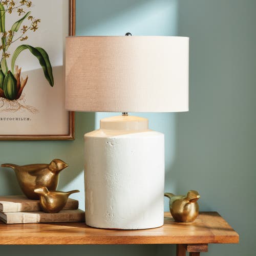 Napa Home & Garden Monty Table Lamp In White