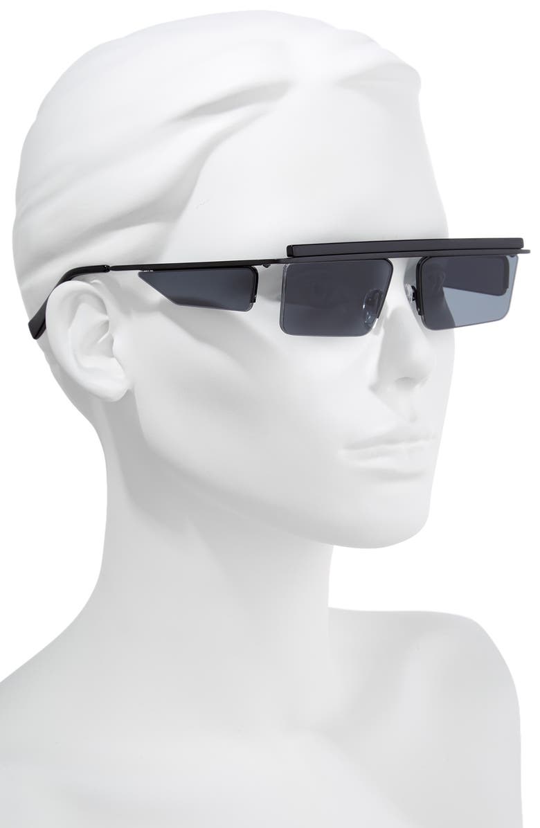 Adam Selman X Le Specs Luxe The Flex 55mm Semi Rimless Sunglasses, Alternate, color,