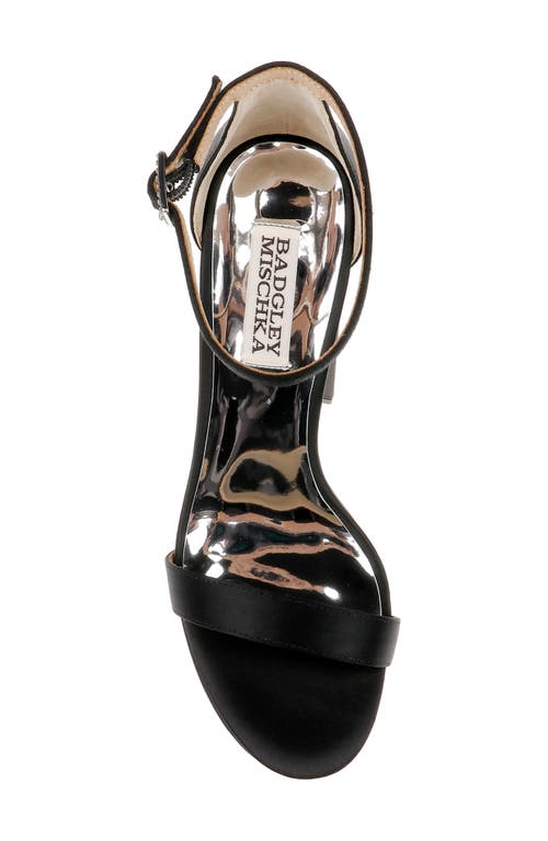 BADGLEY MISCHKA BADGLEY MISCHKA COLLECTION PARTY ANKLE STRAP PLATFORM SANDAL 