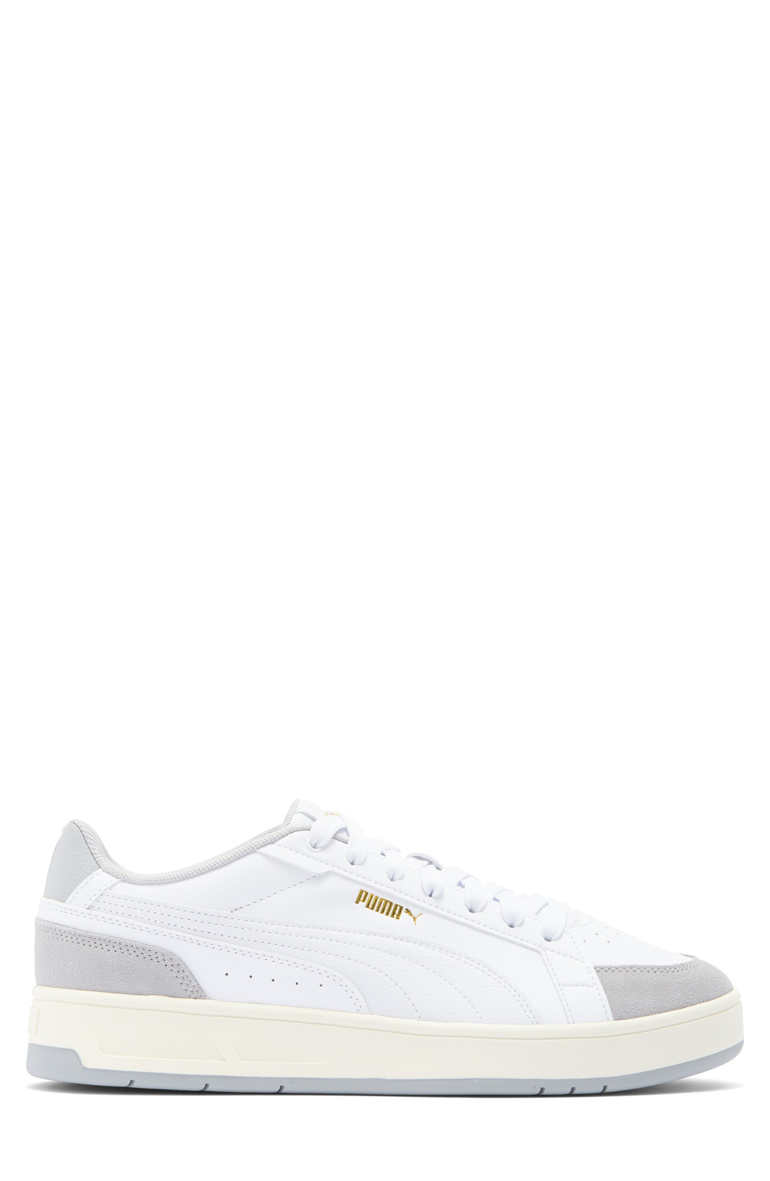 PUMA Court Classico Sport Sneaker, Alternate, color, Puma White-Puma White-Gray