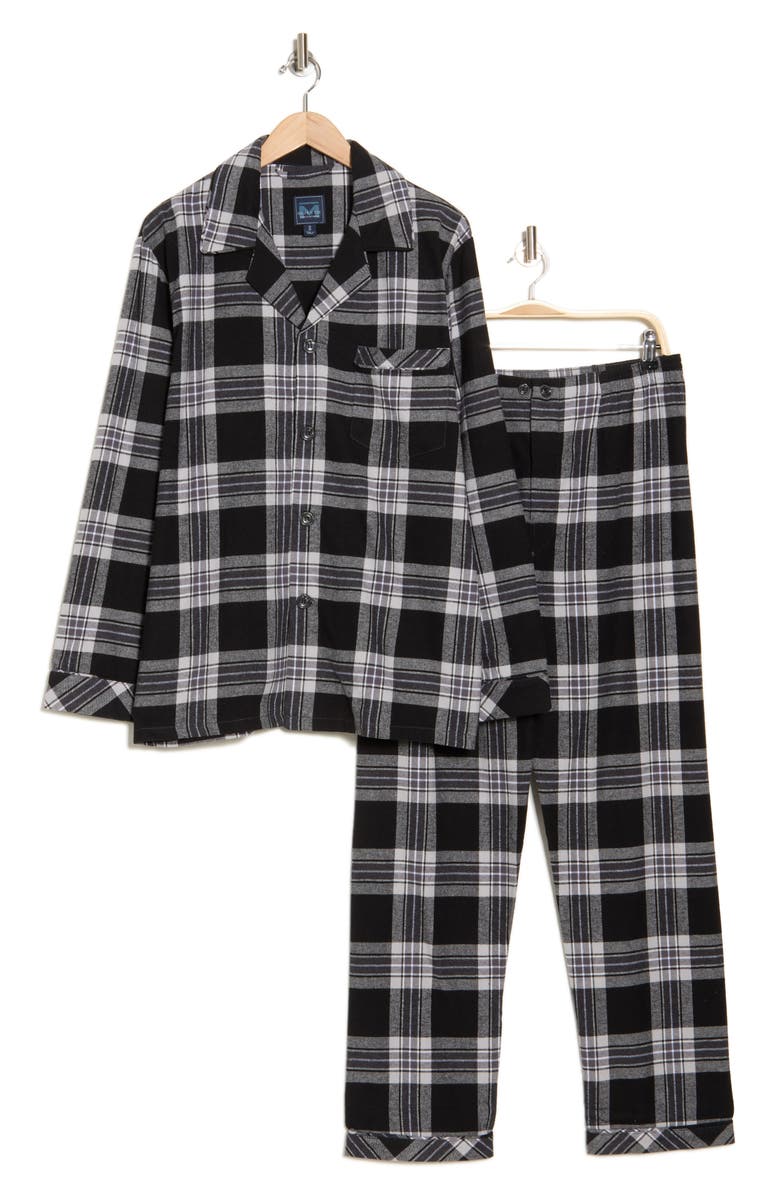 Majestic International Hearthside Flannel Pajamas, Alternate, color, 