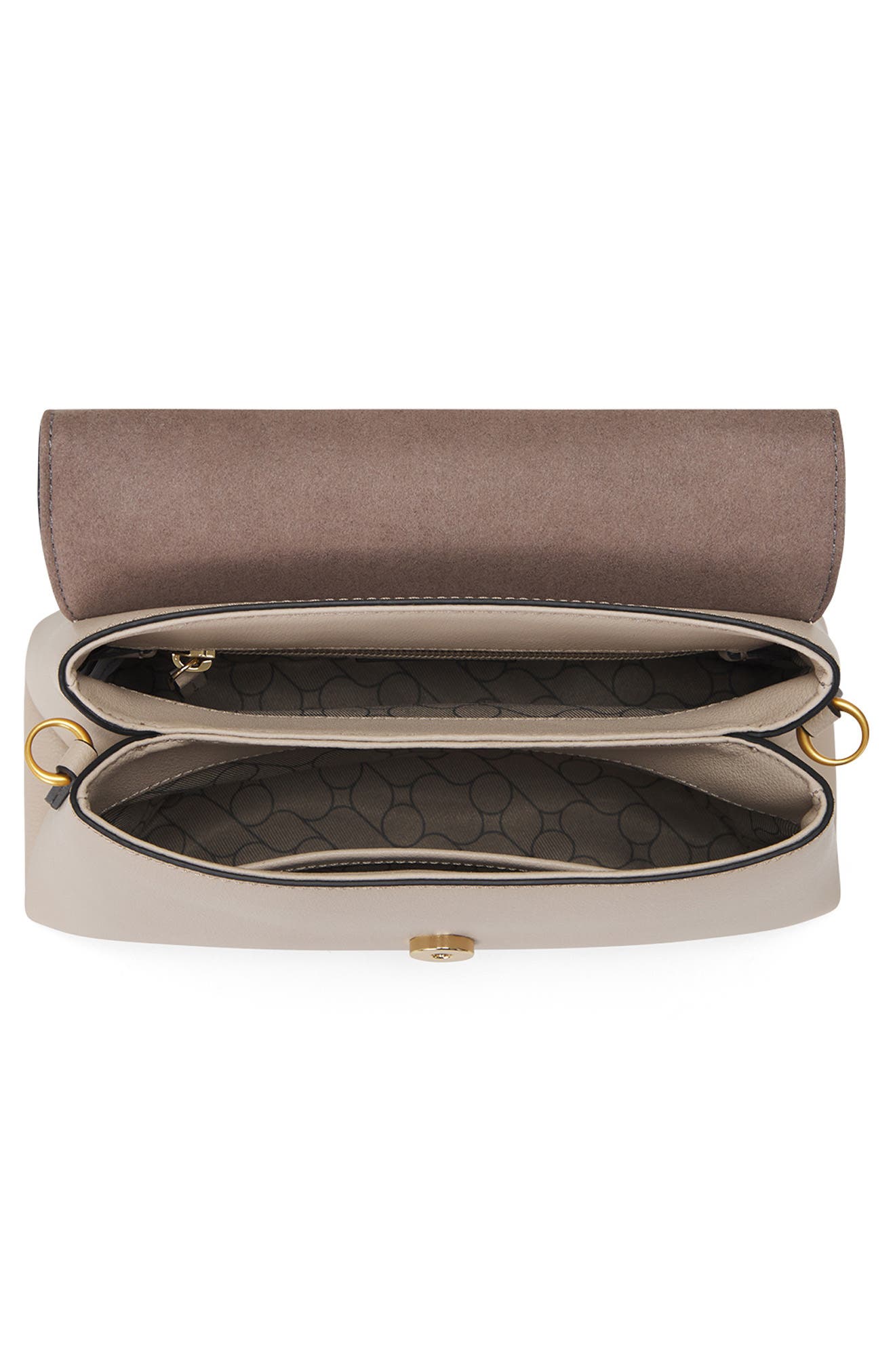 Lottie Flap Crossbody Bag, Alternate, color, CREAM
