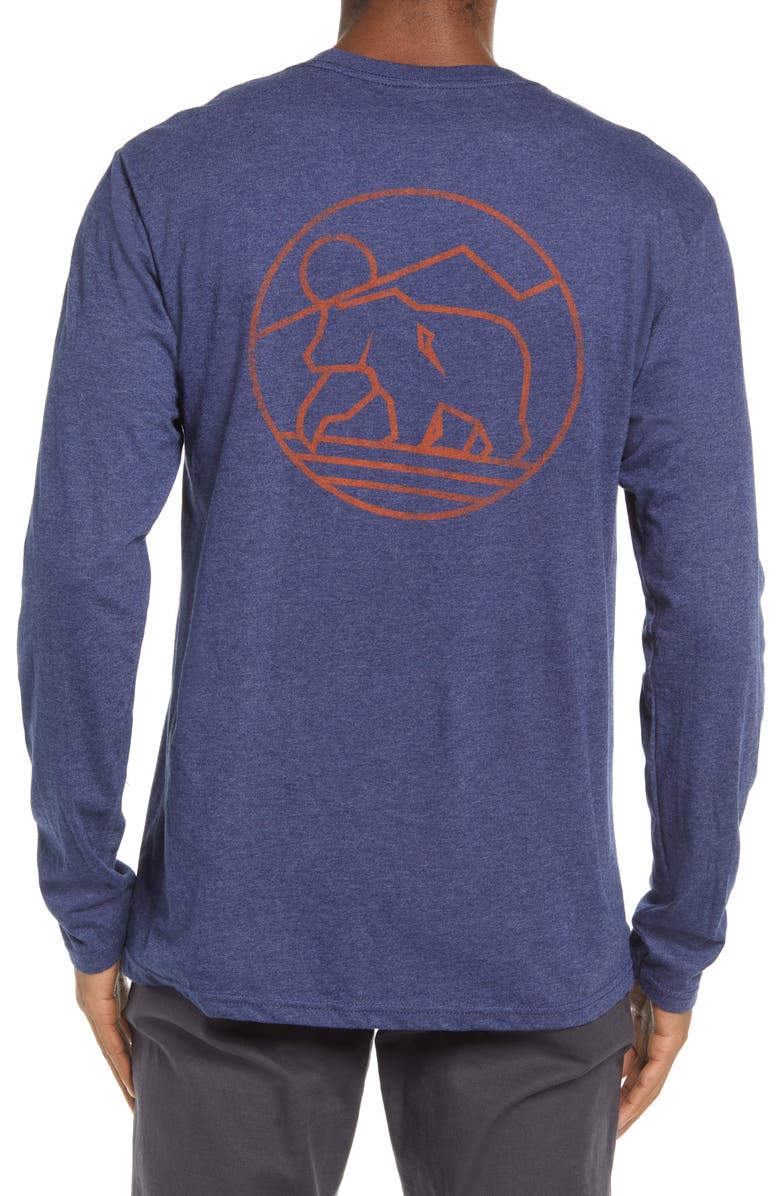 The Normal Brand Mountain Bear Long Sleeve Graphic Tee, Alternate, color,