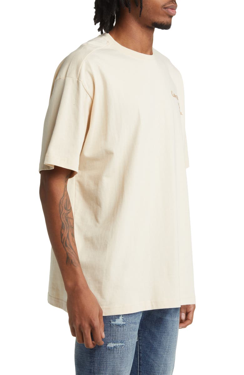 CATERPILLAR x Colour Plus Co. Embroidered Cotton T-Shirt, Alternate, color, 