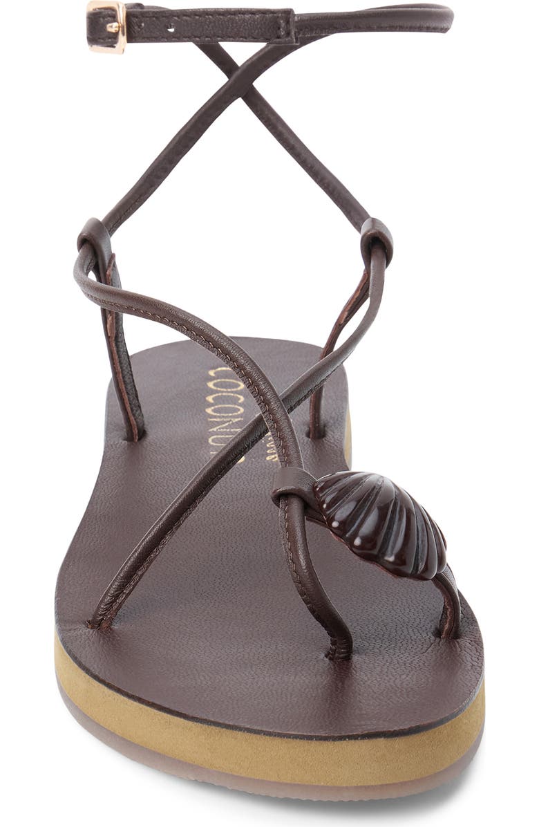 Coconuts by Matisse Cassian Ankle Strap Strap, Alternate, color, Chocolate