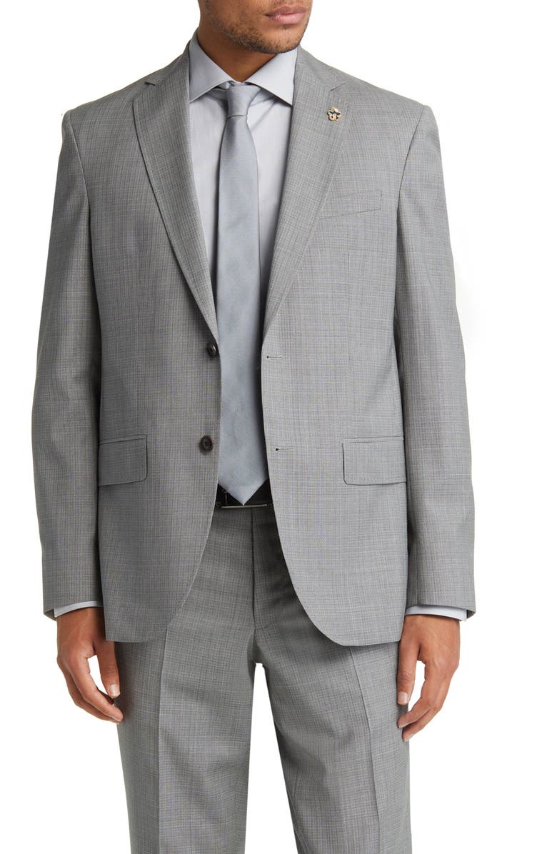 Ted Baker London Karl Slim Fit Soft Constructed Wool Suit, Alternate, color,