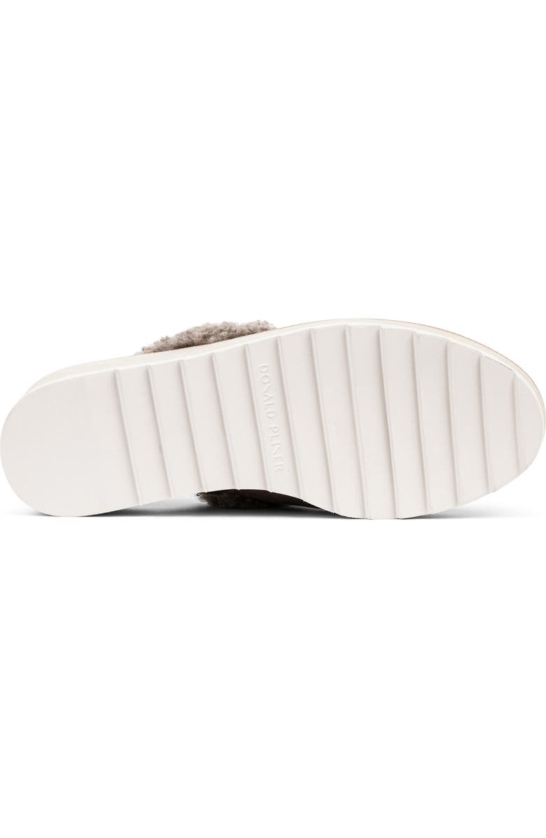 Donald Pliner Wedge Genuine Shearling Cuff Mule, Alternate, color,
