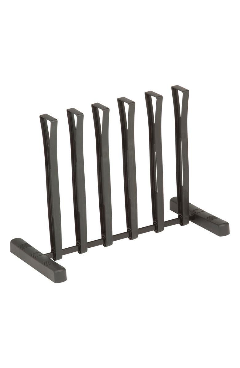 HONEY-CAN-DO Black 3-Pair Boot Holder, Main, color,