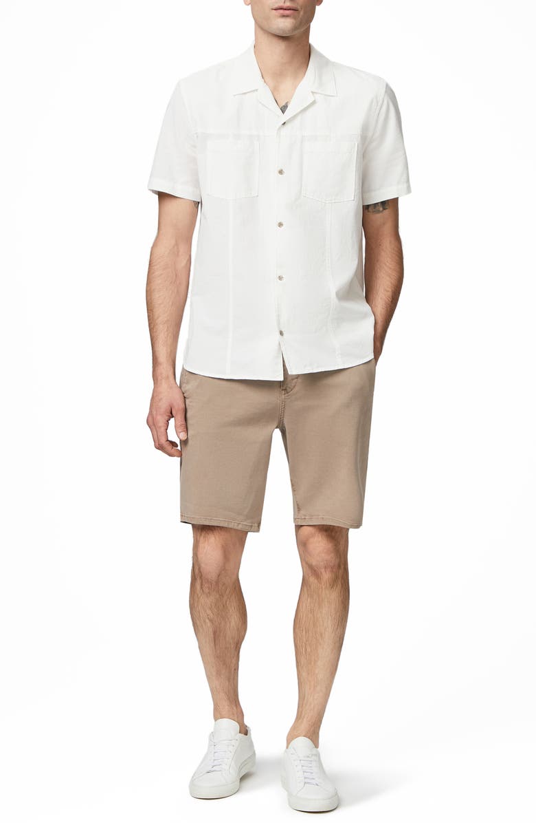 PAIGE Thompson Stretch Twill Shorts, Alternate, color, 