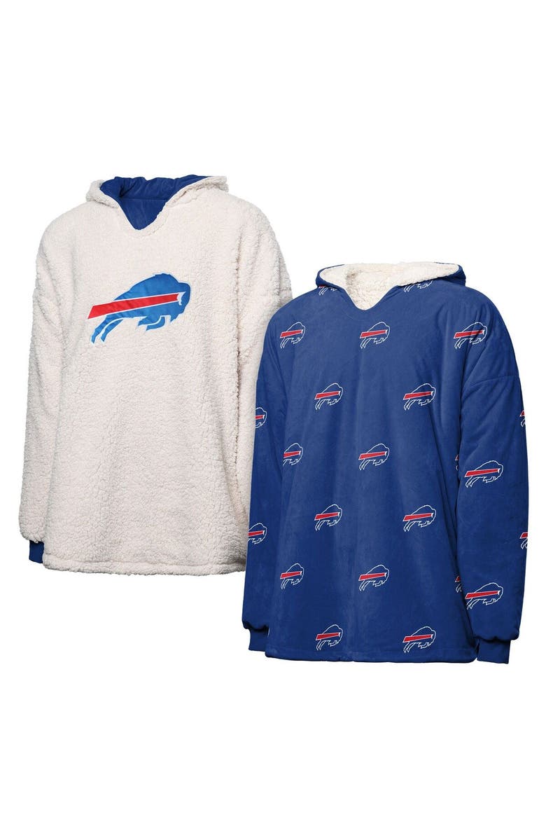 FOCO Buffalo Bills Repeat Print Reversible Hoodeez, Main, color, 