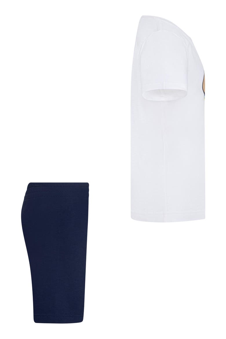 Kids' Logo Graphic T-Shirt & Shorts Set, Alternate, color, MIDNIGHT NAVY