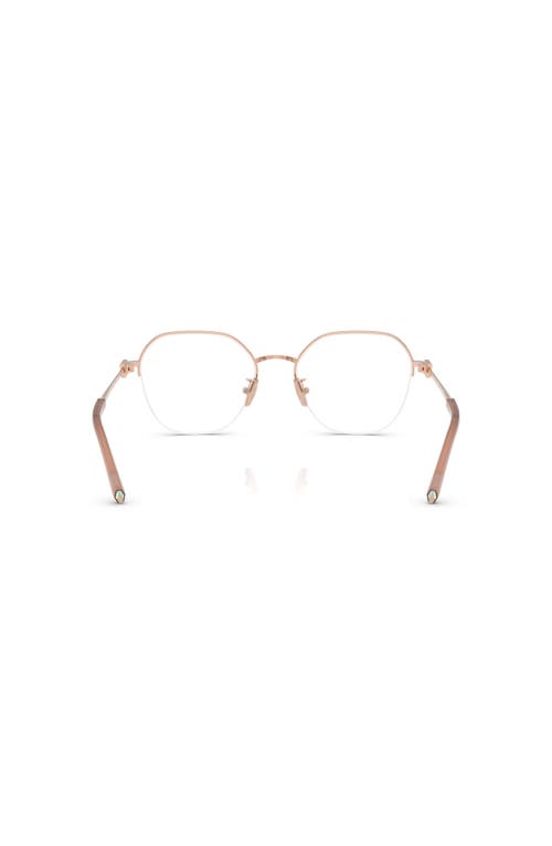 Tiffany & Co . 53mm Round Optical Glasses In Pink