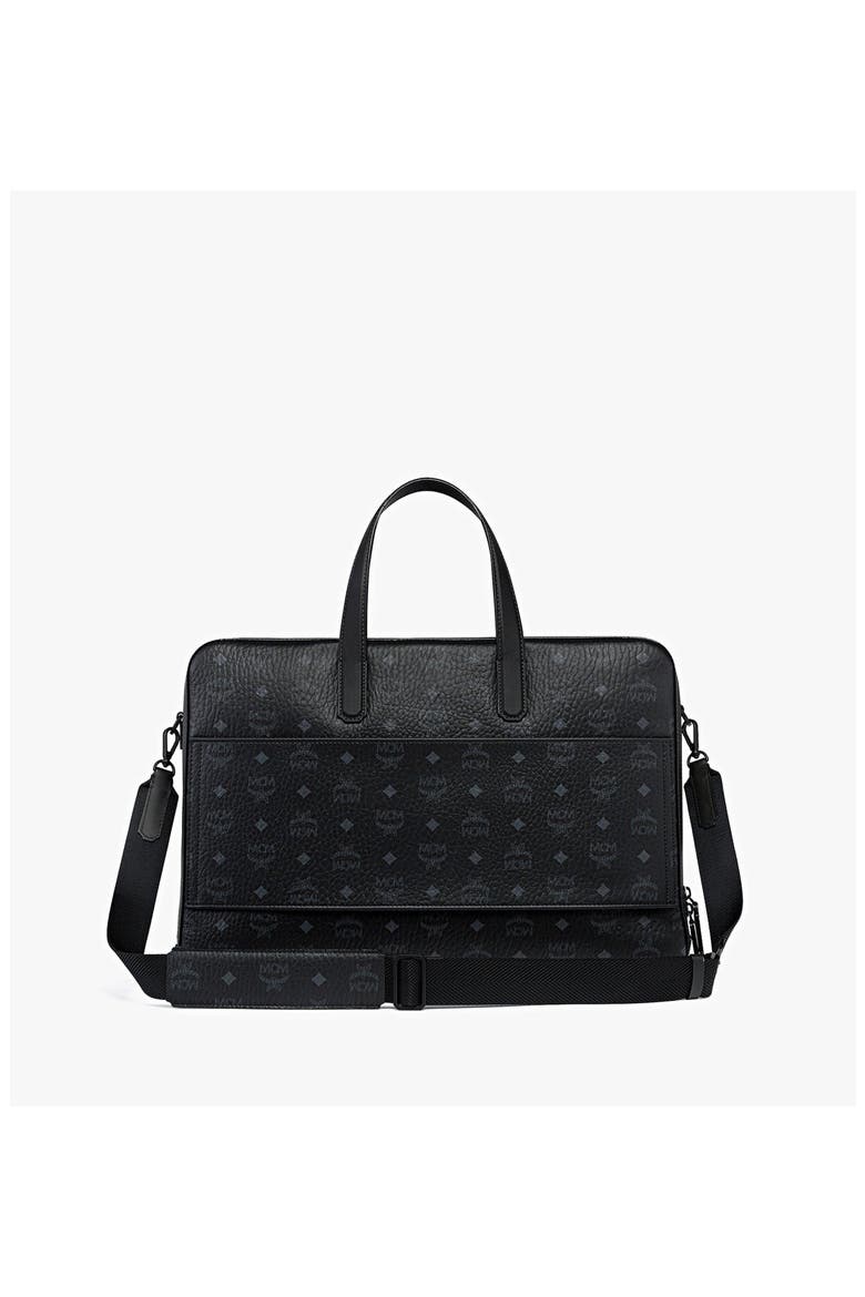 Ottomar Garment Bag in Visetos, Alternate, color, Black
